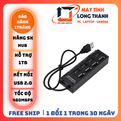 HUB CÔNG TẮC 4 CỔNG USB