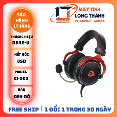 TAI NGHE DAREU EH925 RGB BLACK + RED