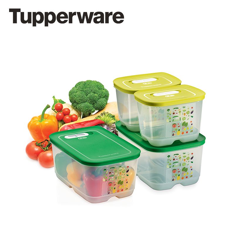 Bộ hộp trữ mát thông minh Tupperware Ventsmart 4