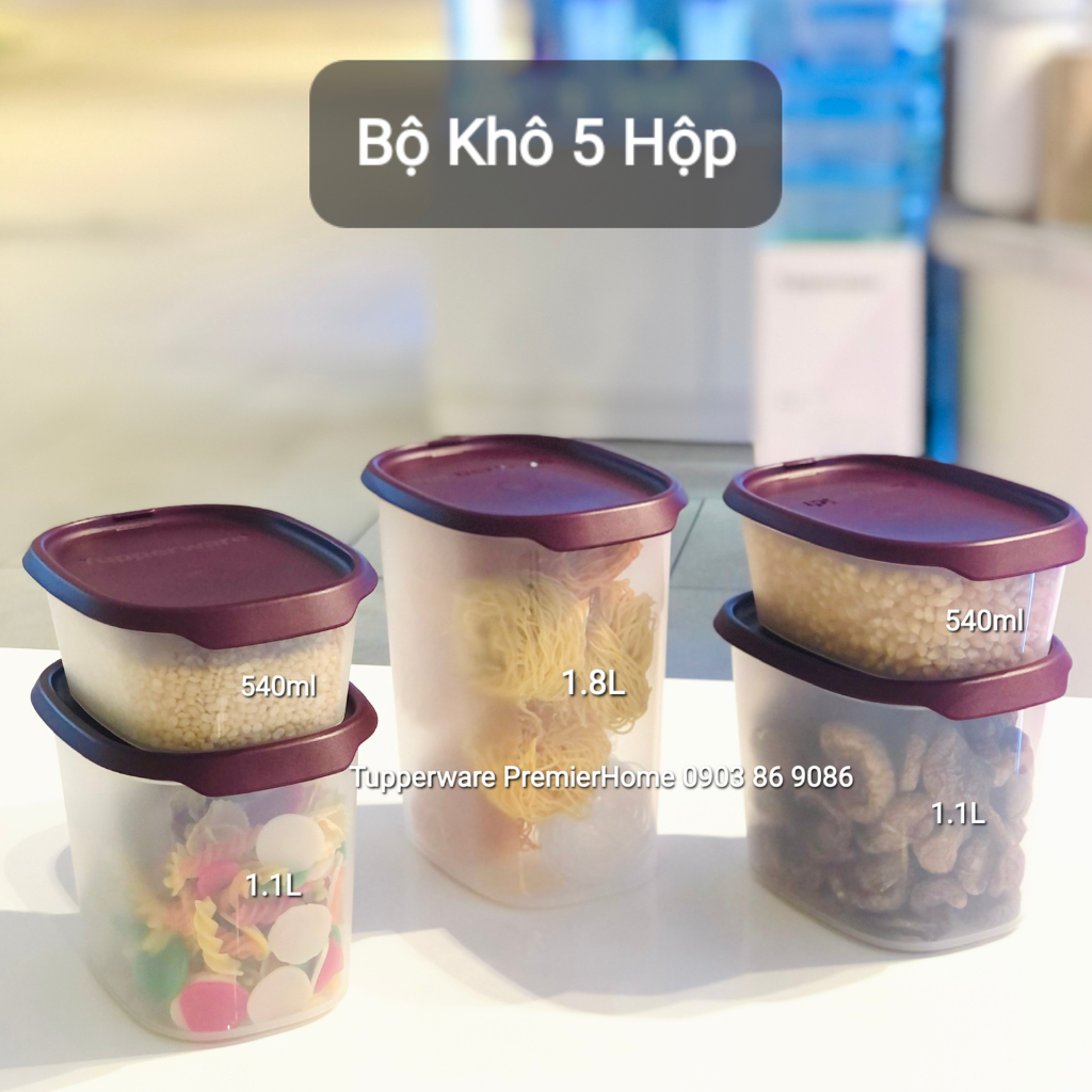  Bộ hộp bảo quản thực phẩm Tupperware One Touch Fresh 