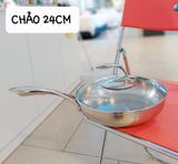  Chảo Tupperware T Chef Series Frypan 24cm (nắp kính) 