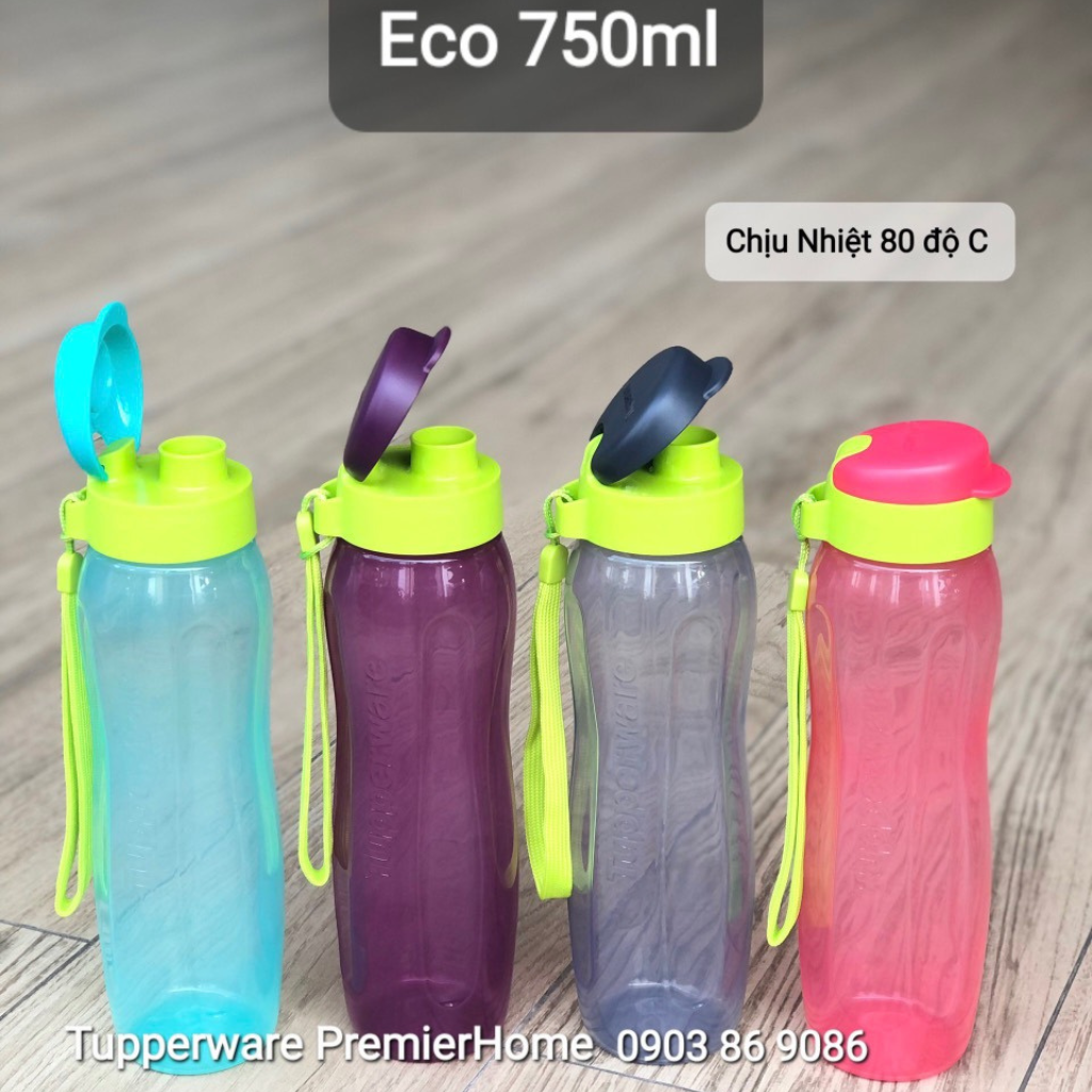  Bình Nước Tupperware Eco Bottle Gen II 750ml giá/1bình (màu ngẫu nhiên) 