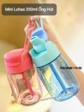  Bình nước Mini Lohas with Straw Tupperware 350ml giá/1bình màu ngẫu nhiên 