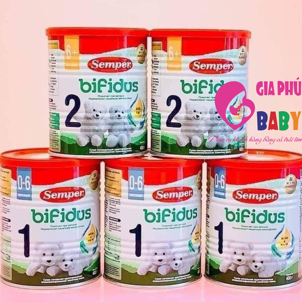 sữa semper bifidus Nga số 1,2 hộp 400g – Gia Phú Baby