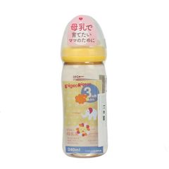 Bình sữa Pigeon 240ml cổ rộng chịu nhiệt