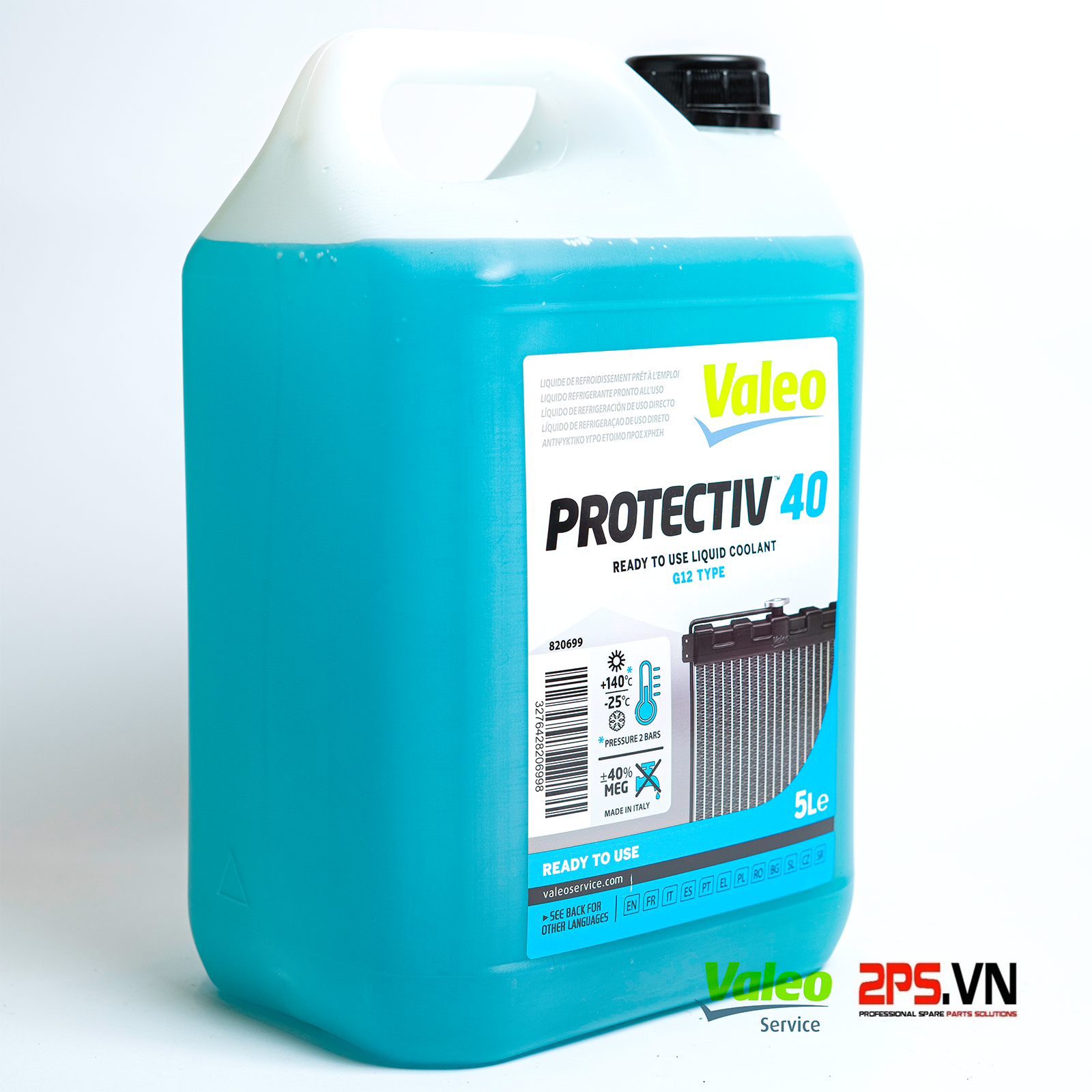 Nước làm mát ô tô Valeo cho xe Châu Âu - Blue 40% Protectiv