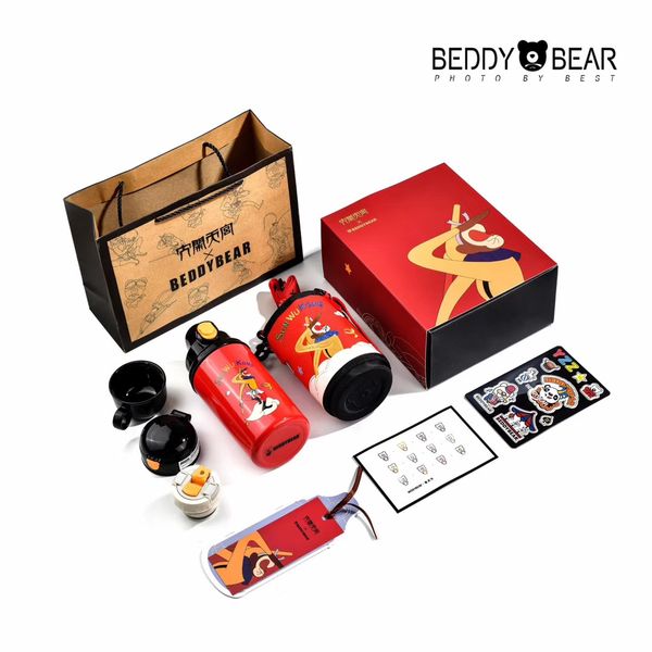  Bình giữ nhiệt Beddybear - Beddy Bear hình Ngộ Không cho bé trai, bé gái từ 2 tuổi trở lên - Dung tích 580 ml - Chất liệu inox cao cấp 316 - RT105-580-NK 