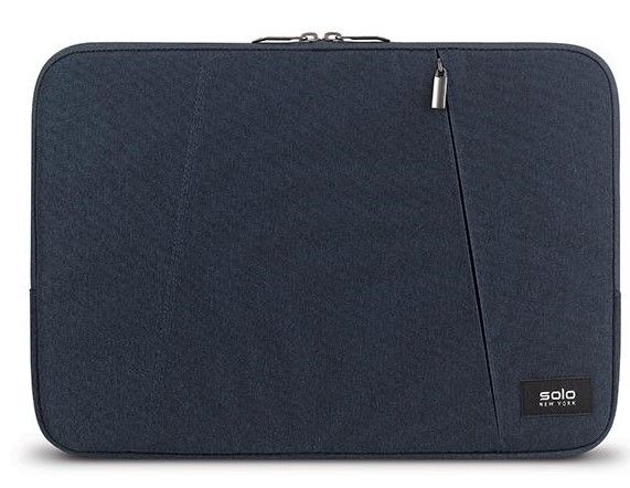  Túi chống sốc Solo Oswald dành cho Laptop 13.3 inch. Túi Kích thước 27 x 37 x 2.54 cm - Hai màu Xanh và Xám .Mã SLV1613 