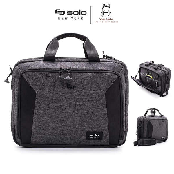  Túi xách Solo Voyage dành cho Laptop 15.6 inch - Mã sản phẩm NOM301-10 - Màu Xám - Chính hãng SOLO Newyork 