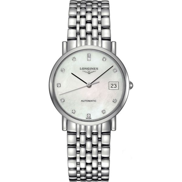 LONGINES Elegant Auto L4.809.4.87.6 Watch 34mm