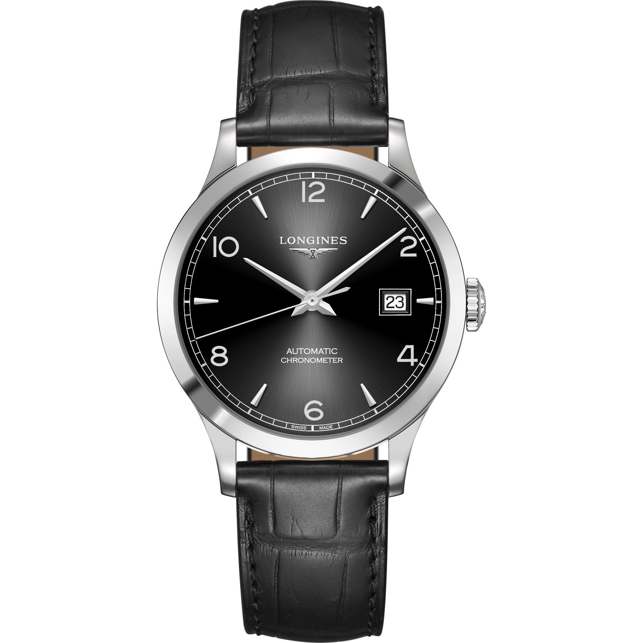 Longines Record L2.820.4.56.2 Watch 38.5mm
