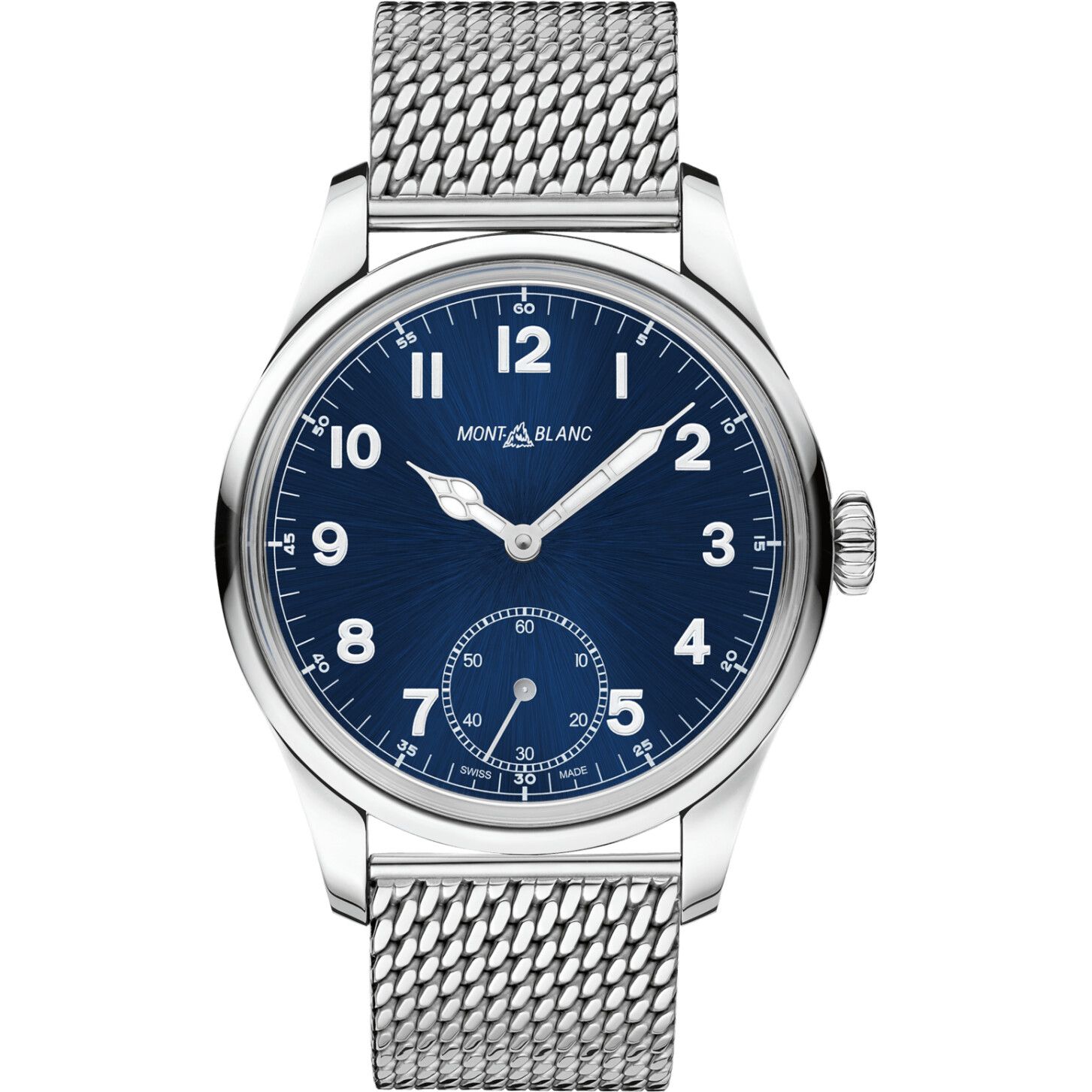 Montblanc 1858 114958 Manual Small Second Watch 44mm