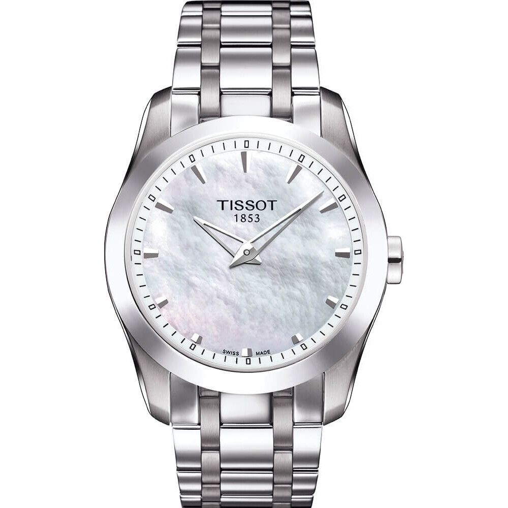TISSOT Couturier T035.246.11.111.00 Mother of Pearl Dial Watch 33mm
