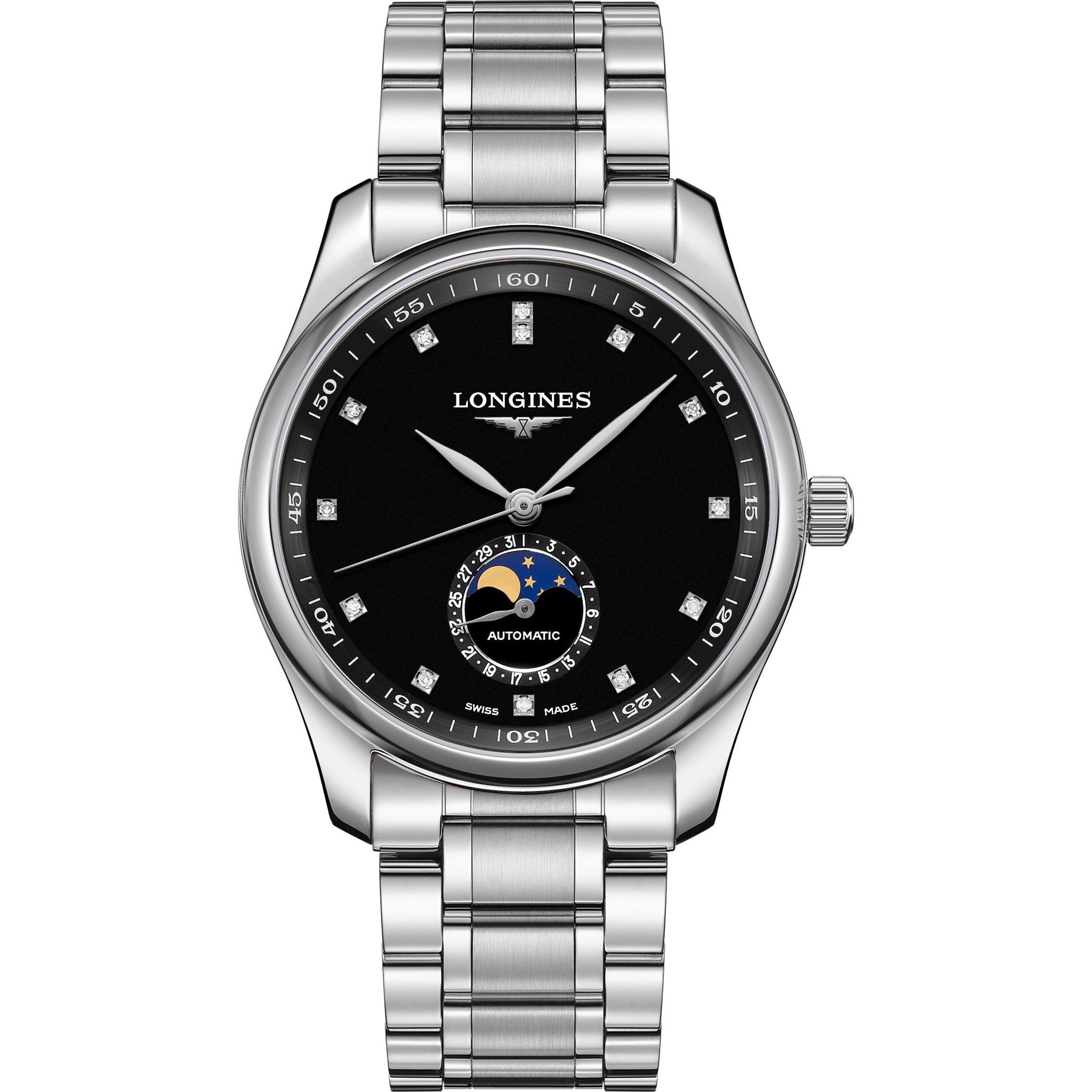 Longines Master L2.909.4.57.6 Moonphase 40mm