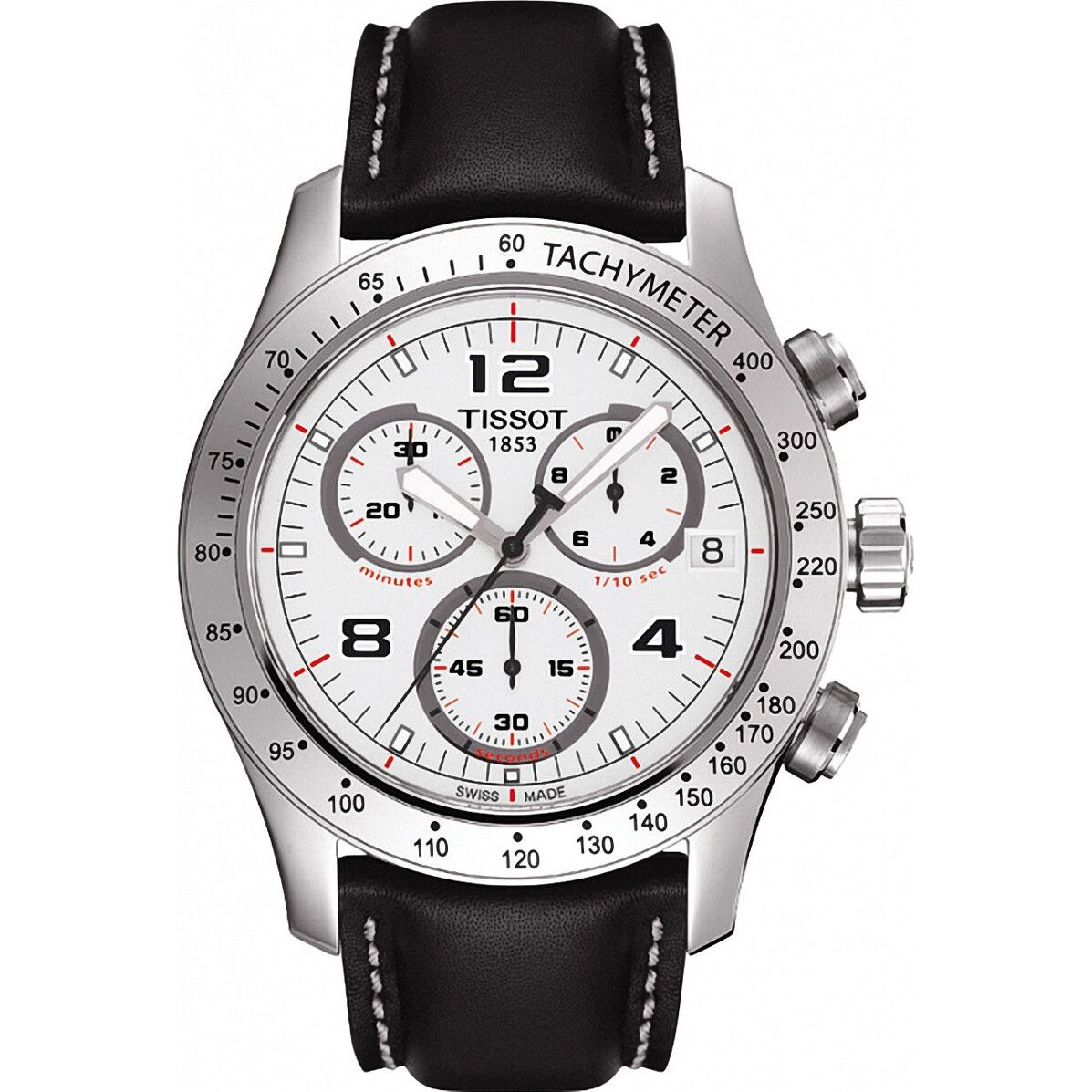 Tissot V8 T039.417.16.037.02 White Watch 42.5mm
