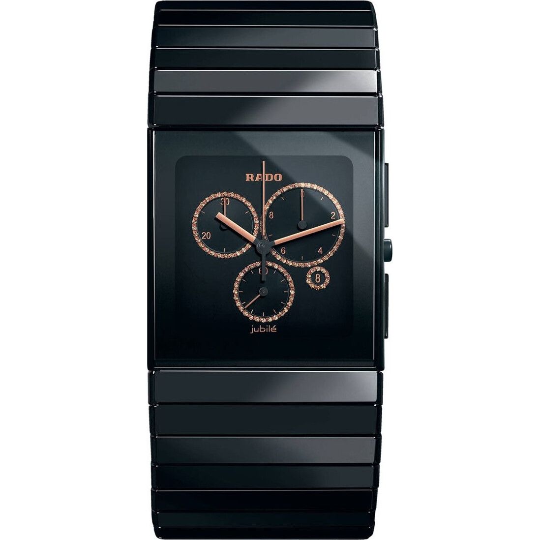 Rado Ceramica Chronograph Men's Watch 35x36mm