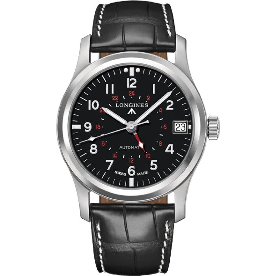 Longines Heritage L2.831.4.53.2 Avigation Black Dial Watch 44mm
