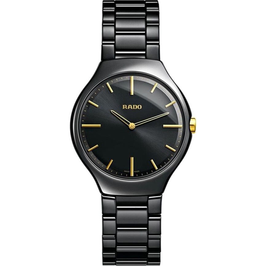 True Black Ceramic Dial Women's Watch 30mm