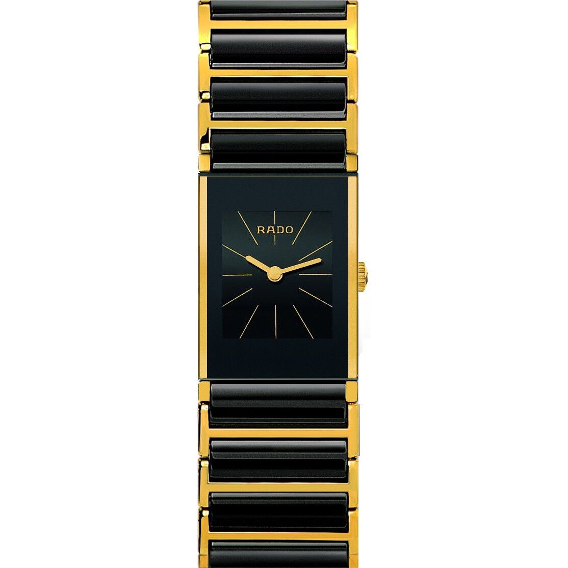 Rado Integral Ladies Two Tone Watch 25mm X 19.5mm