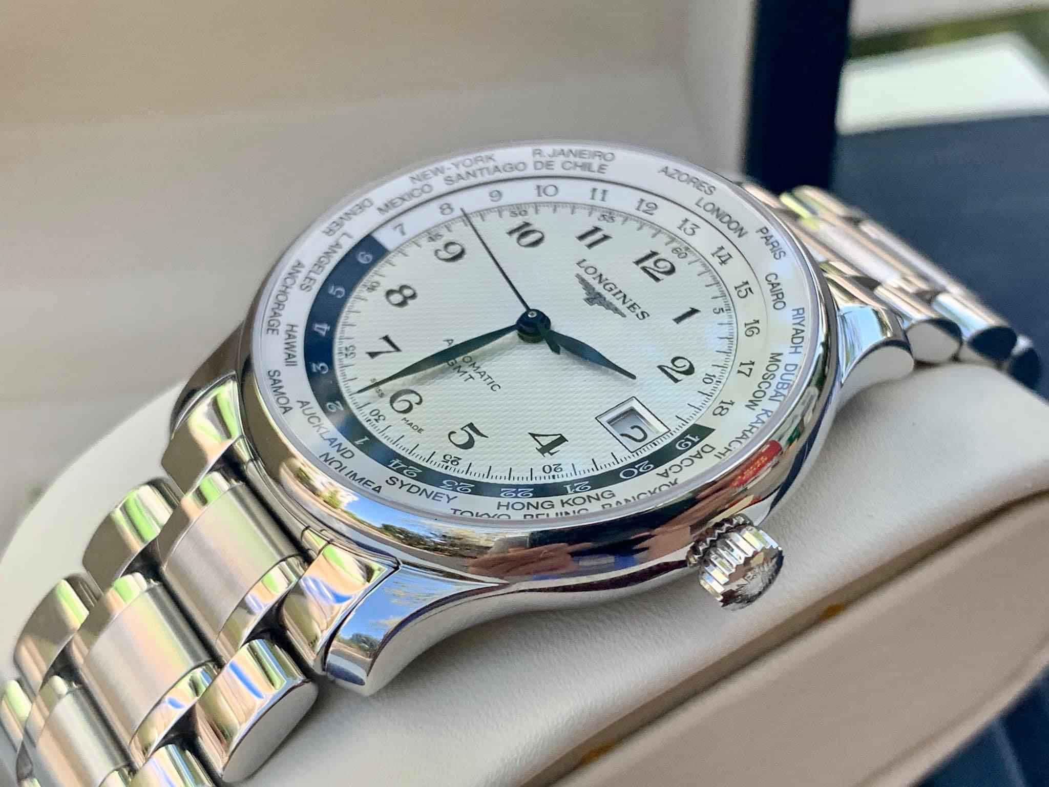 Longines Master Worldtime L2.631.4.70.6 Watch 38.5mm