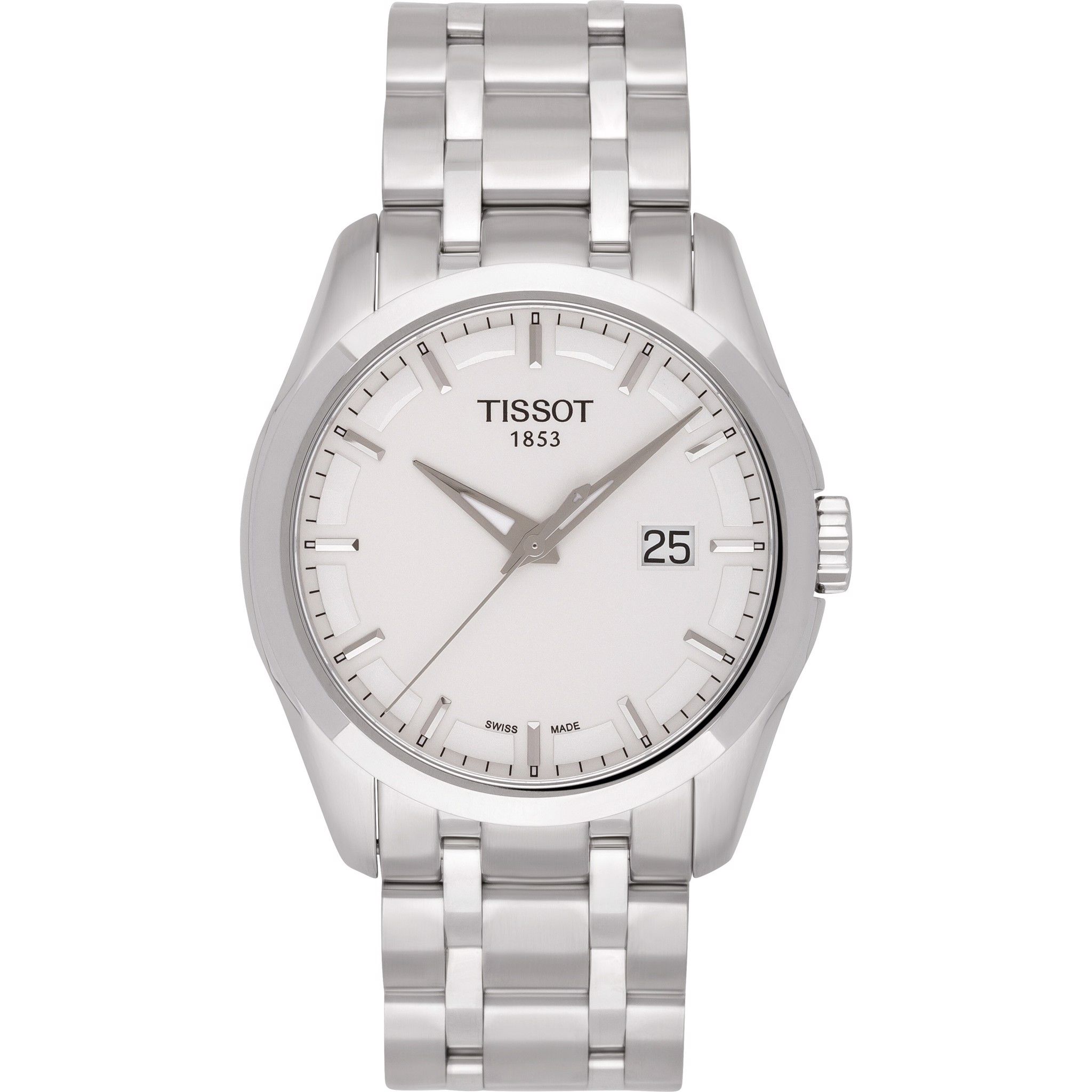 TISSOT Couturier T035.410.11.031.00 Silver Watch 39mm