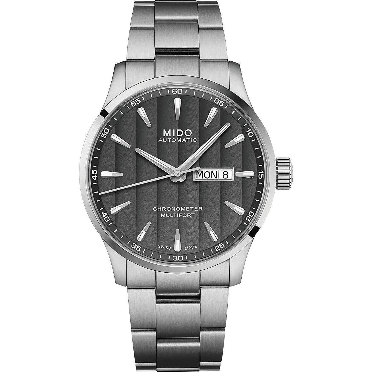 Mido Multifort M038.431.11.061.00 Anthracite Dial Watch 42mm