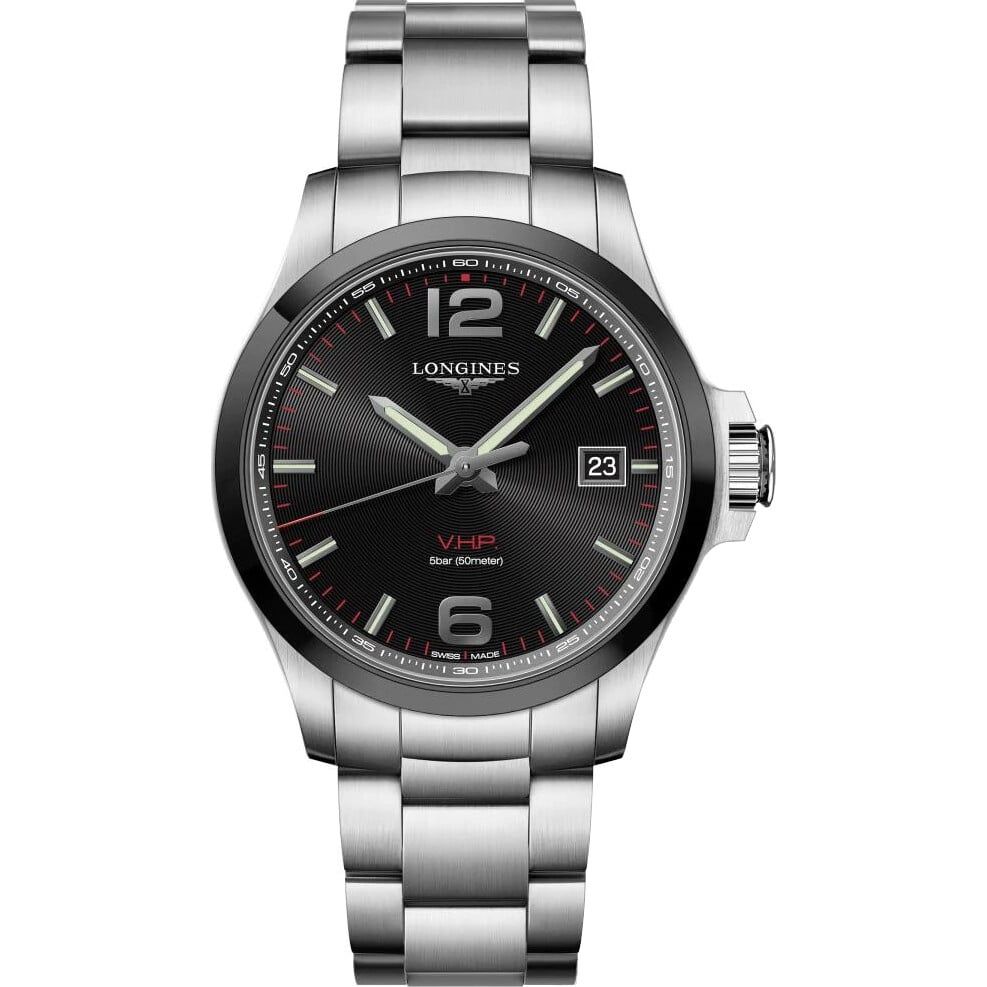 Conquest V.H.P. L3.729.4.56.6 Black 43mm