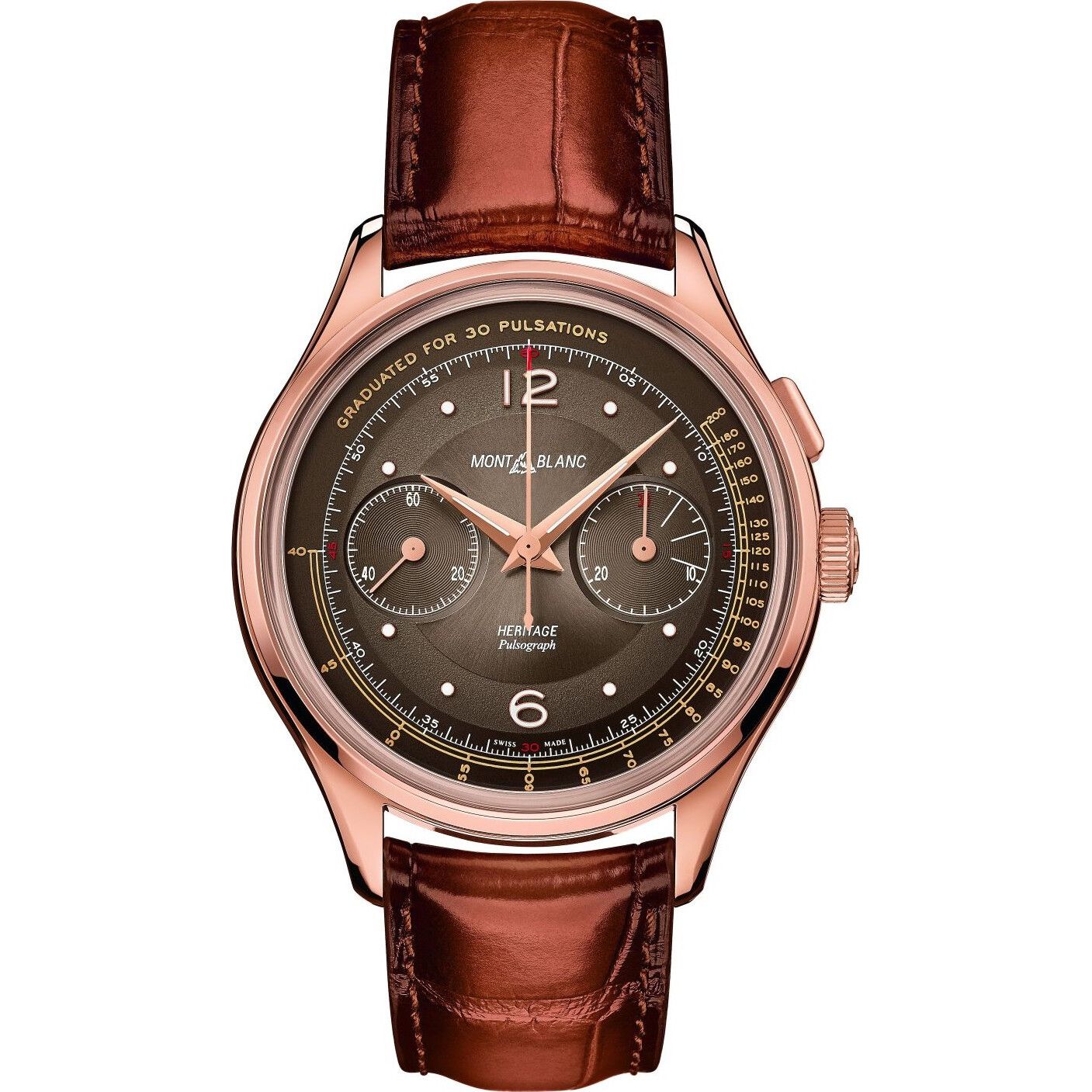 Montblanc Heritage Pulsograph Tobacco Dial Limited 40mm