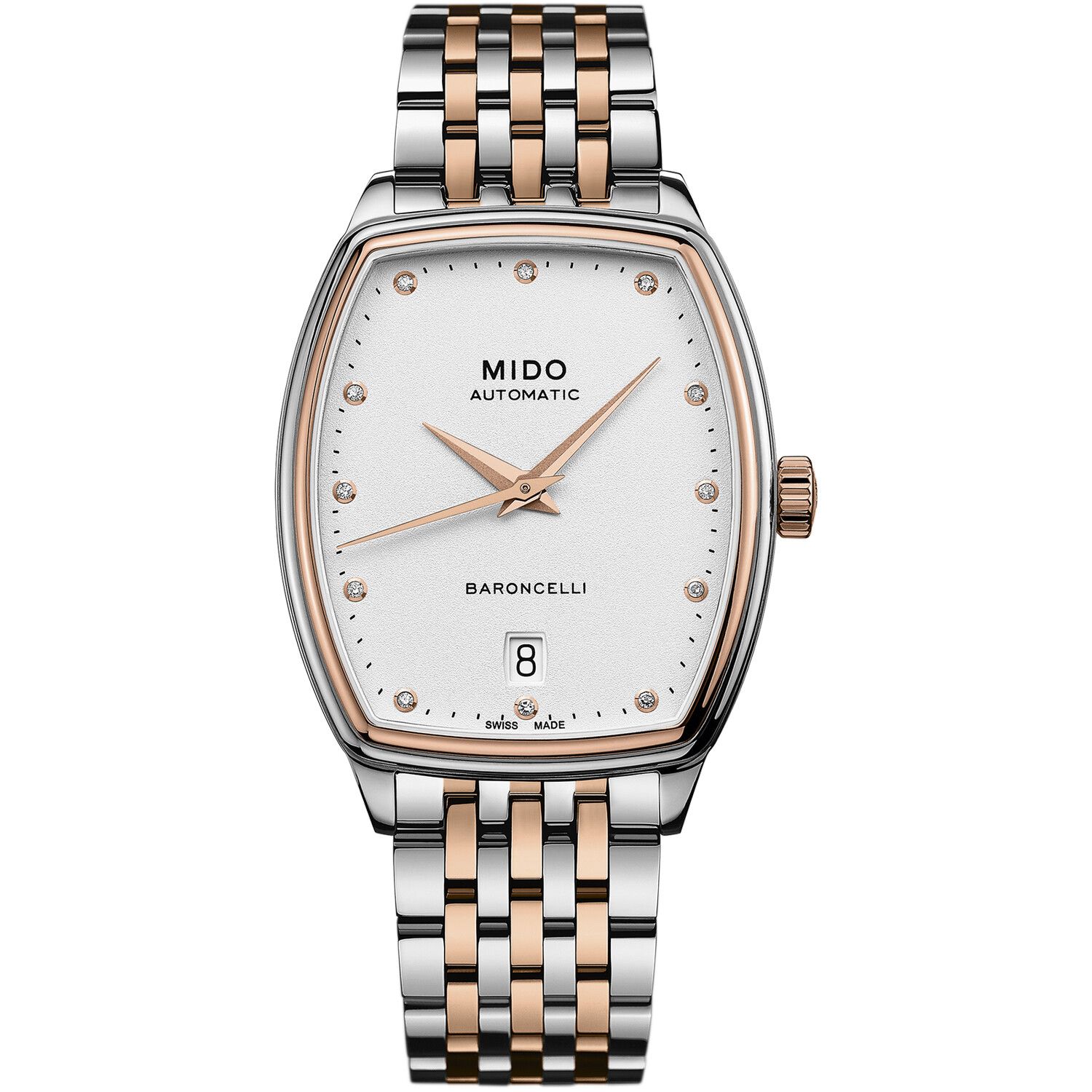 Mido Baroncelli M041.307.22.016.00 Tonneau Lady 30.50 X 35.00 mm
