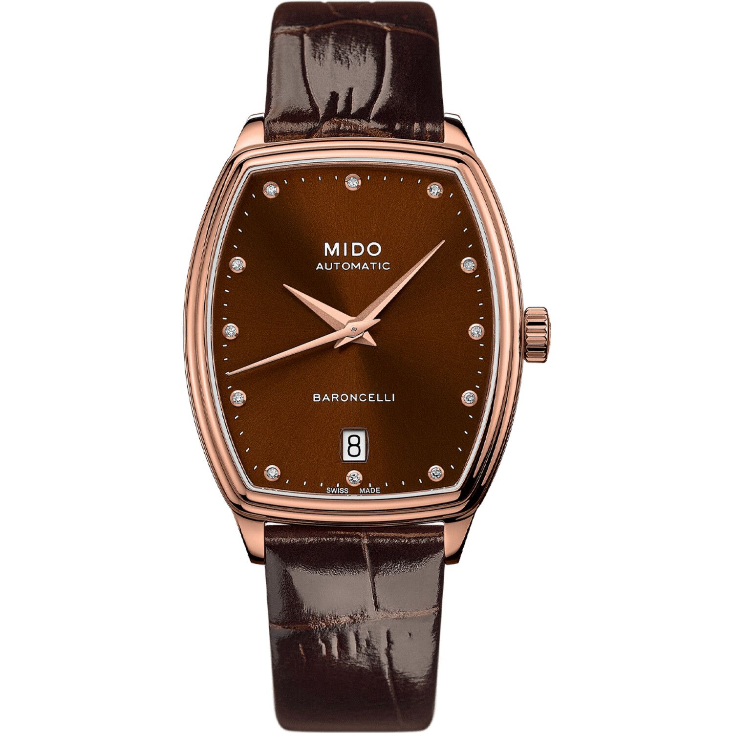 Mido Baroncelli M041.307.36.296.00 Tonneau Lady 30.50X35.00 mm