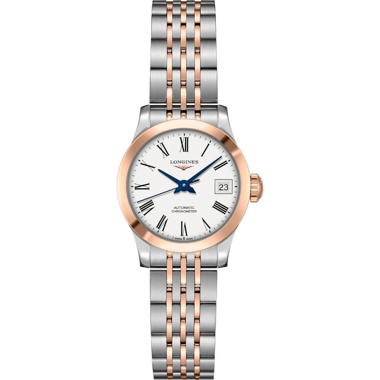 Longines Record L2.320.5.11.7 Watch 26mm