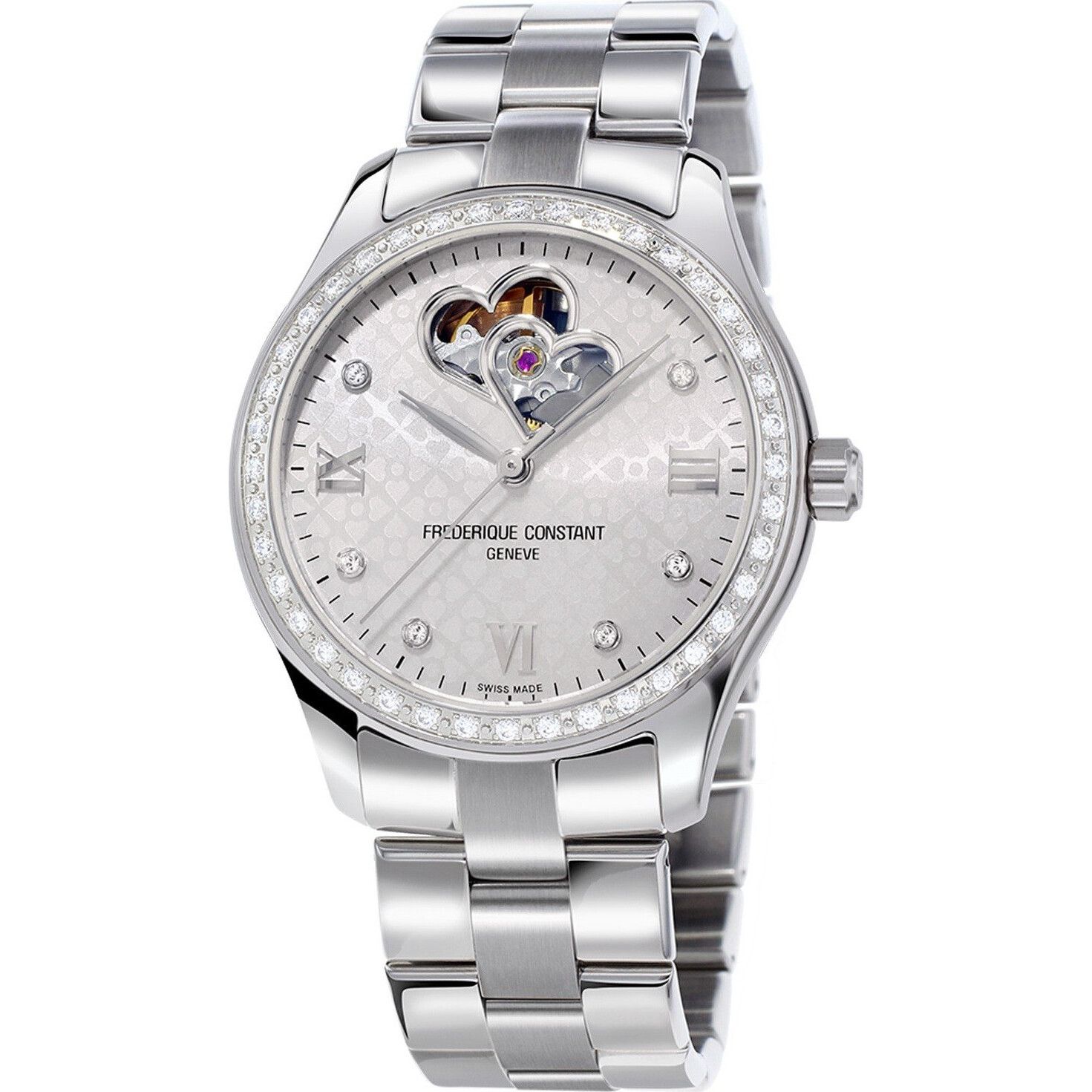 Frederique Constant Double Heart Beat FC-310WDHB3BD6B Watch 36mm
