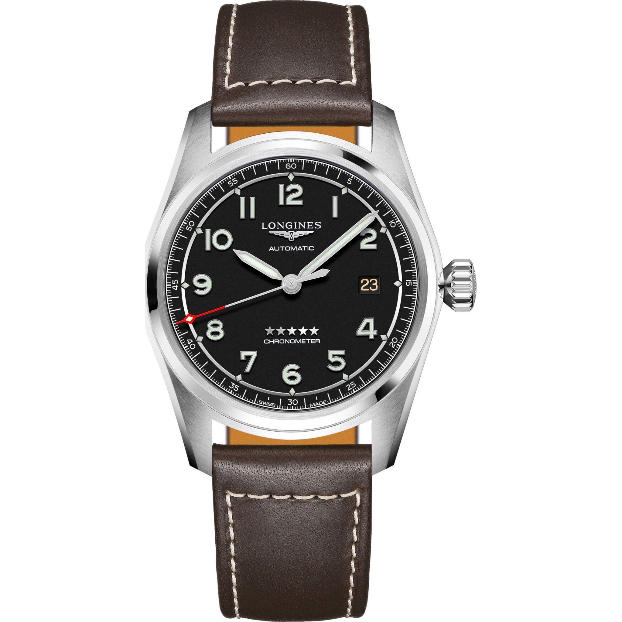 Longines Spirit L3.810.4.53.0 Watch 40mm