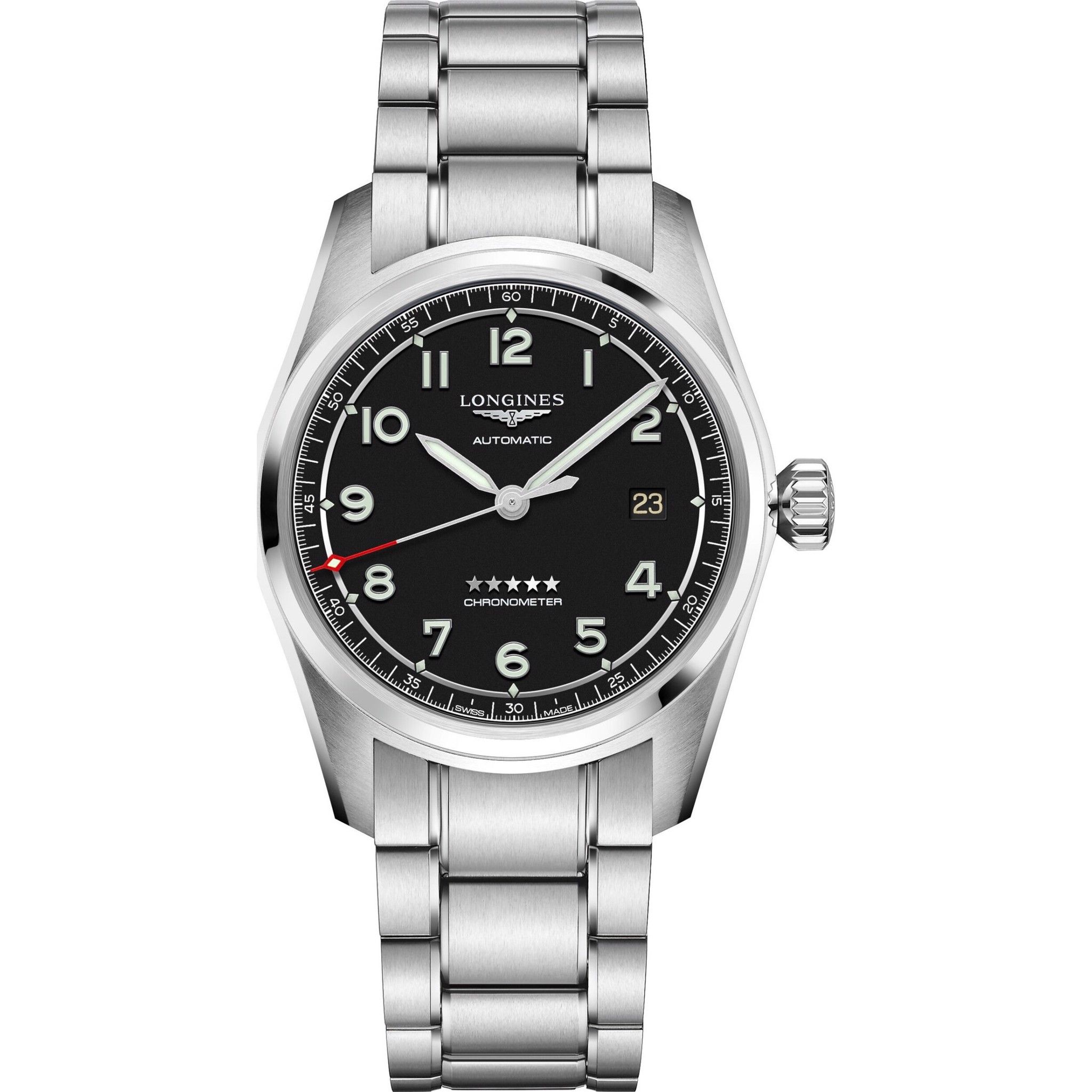 Longines Spirit L3.810.4.53.6 Watch 40mm