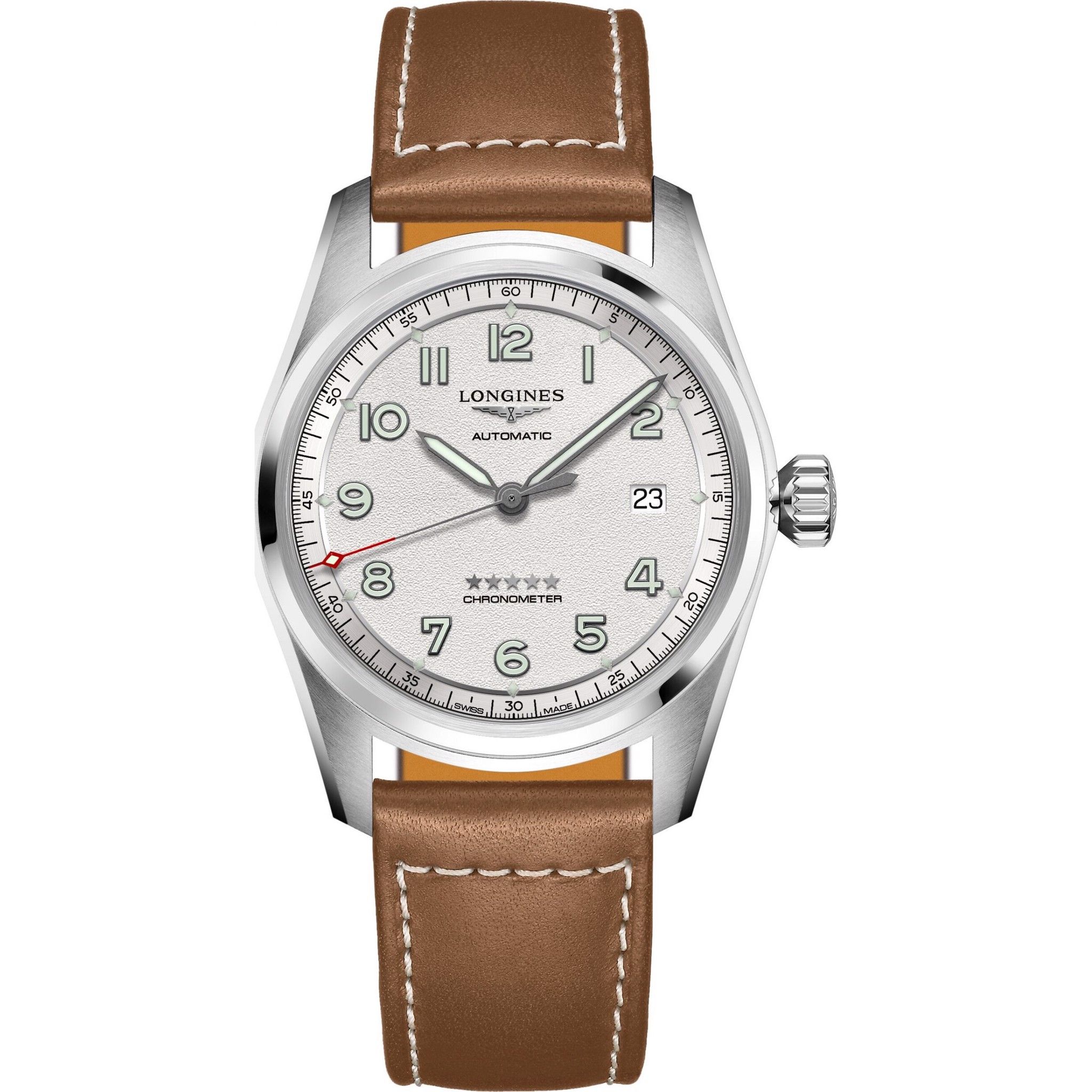 Longines Spirit L3.810.4.73.2 Watch 40mm