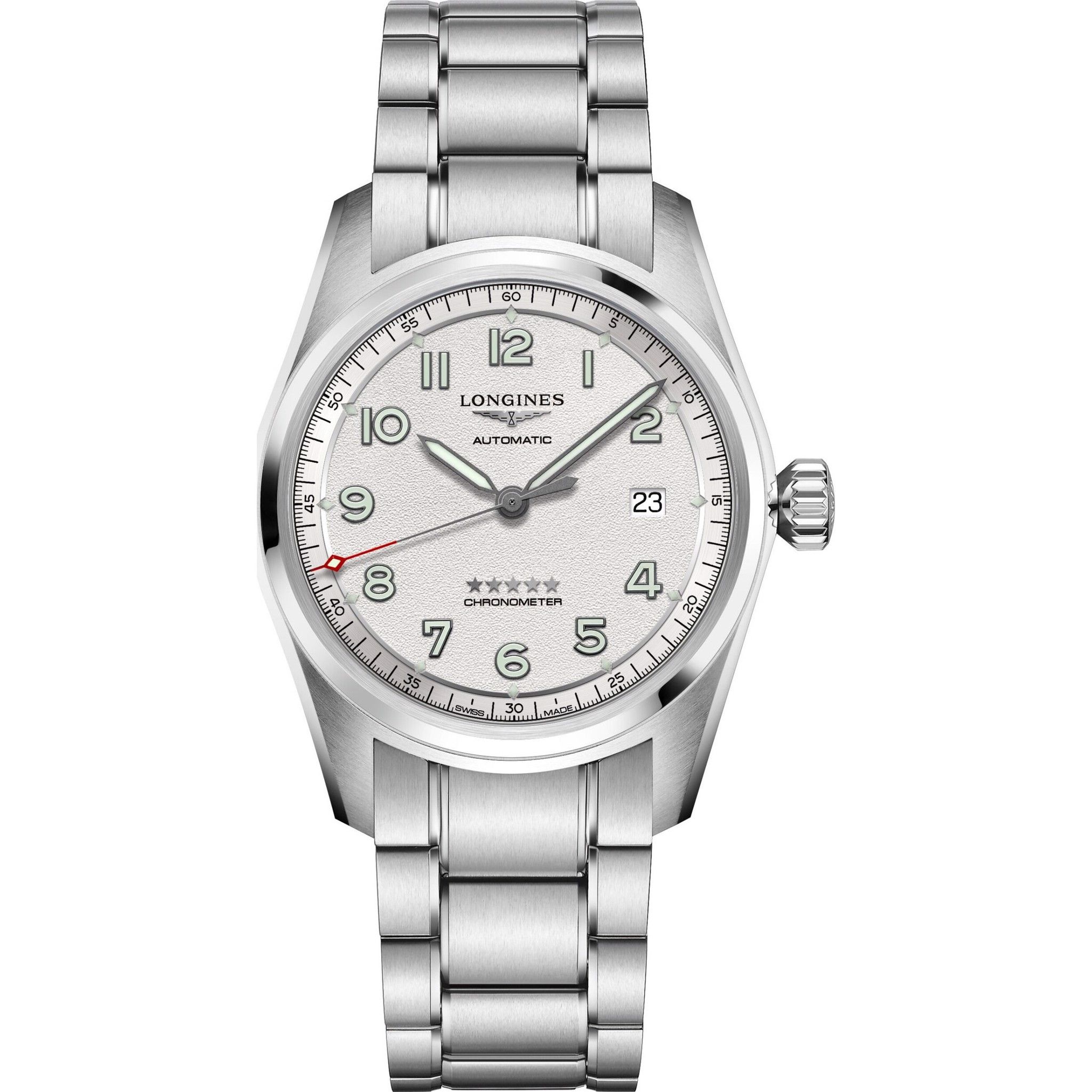 Longines Spirit L3.810.4.73.6 Watch 40mm