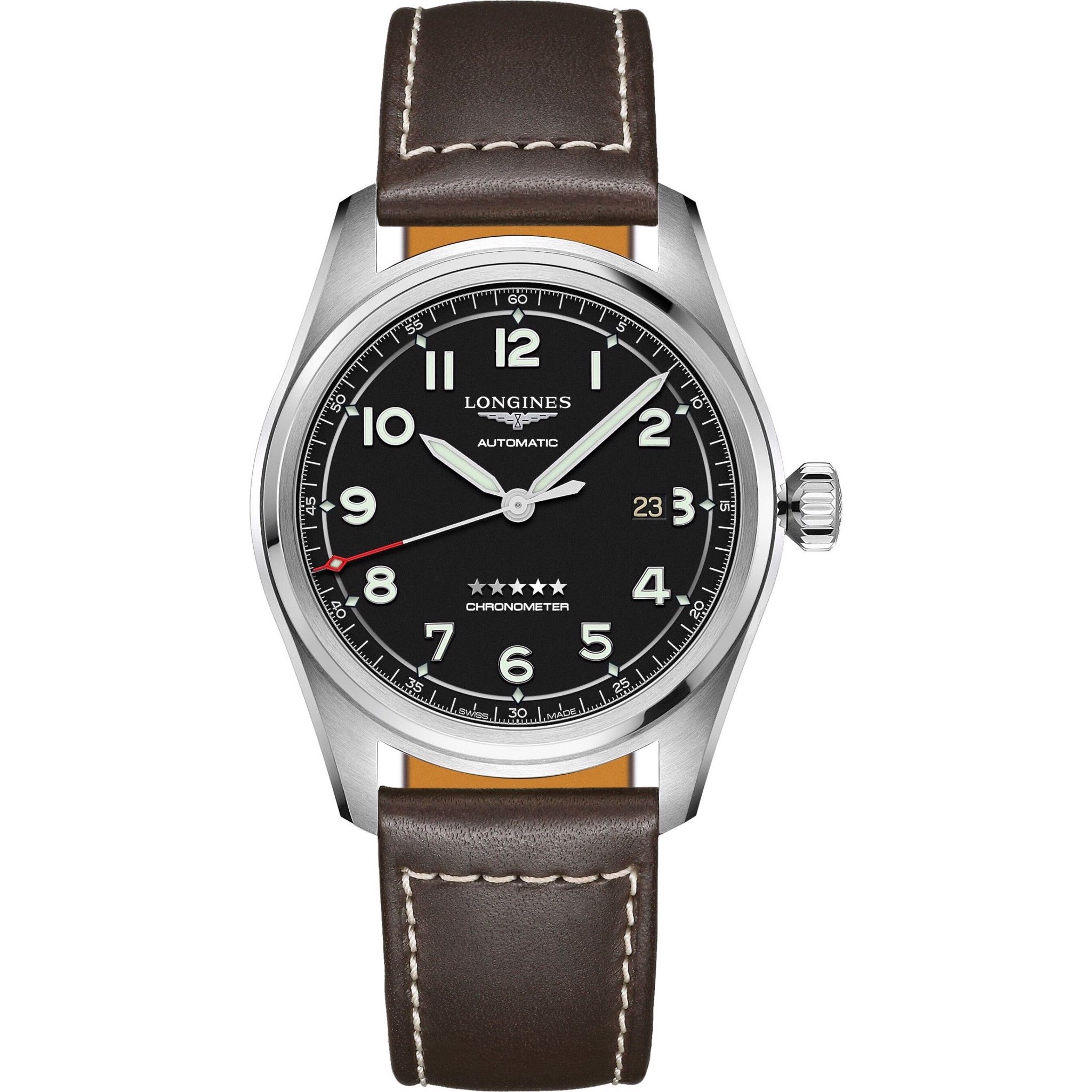 Longines Spirit L3.811.4.53.0 Watch 42mm