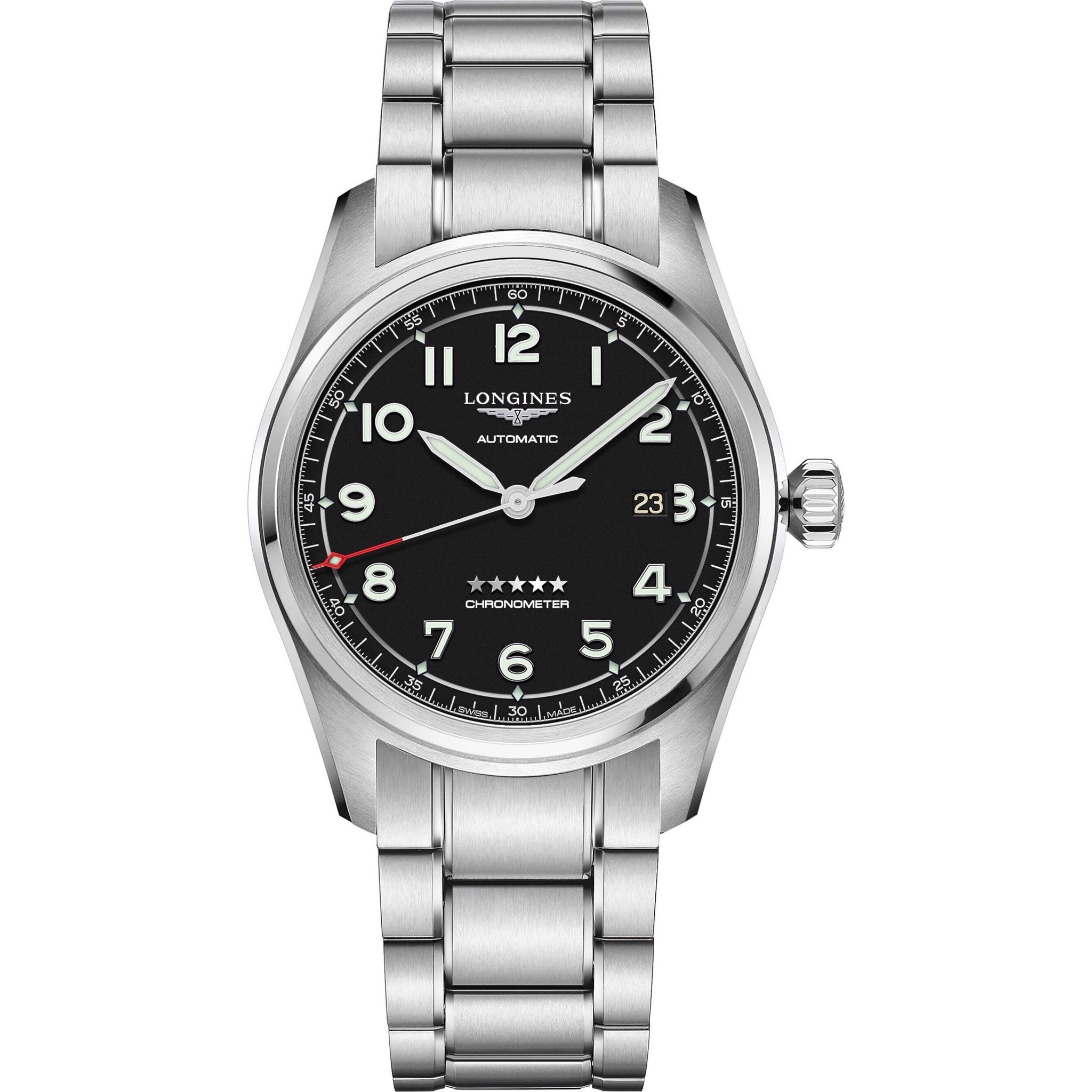 Longines Spirit L3.811.4.53.6 Watch 42mm