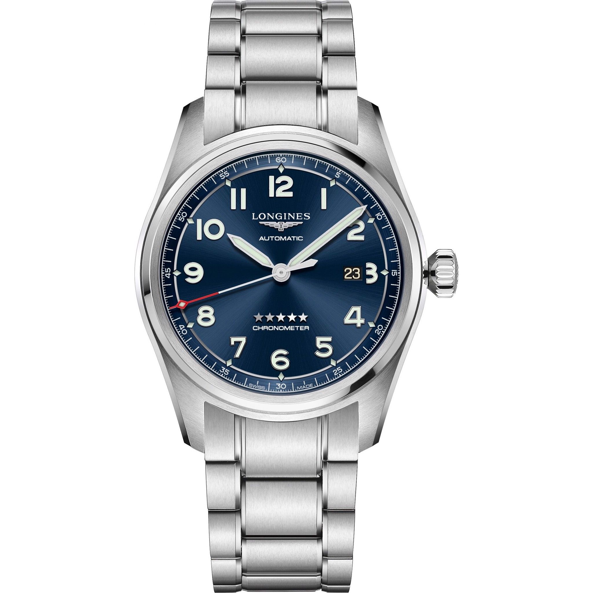 Longines Spirit L3.811.4.93.6 Watch 42mm