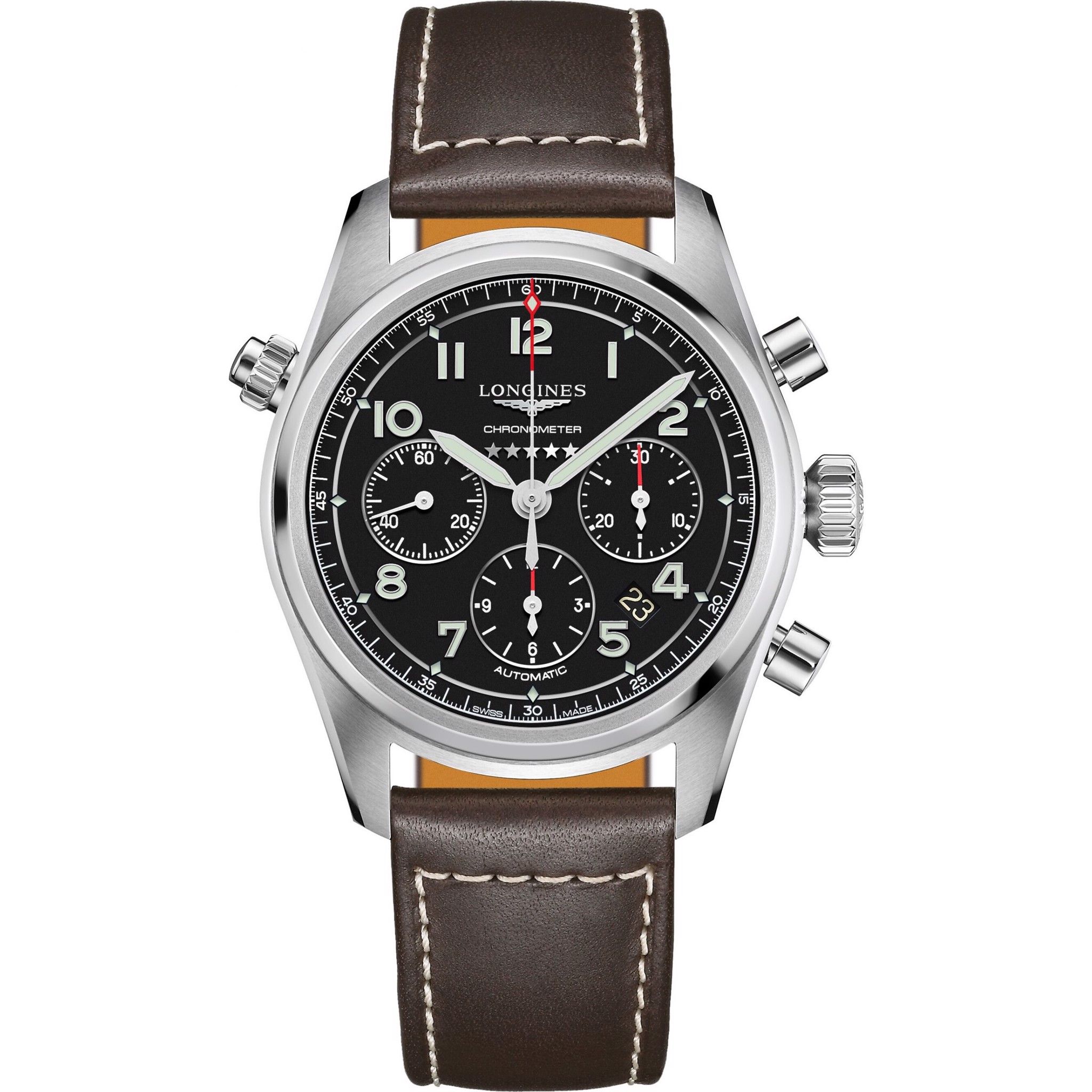 Longines Spirit L3.820.4.53.0 Watch 42mm