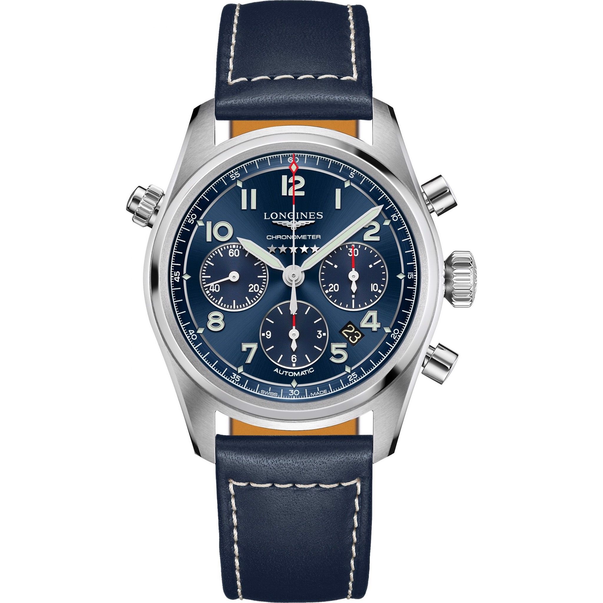 Longines Spirit L3.820.4.93.0 Watch 42mm