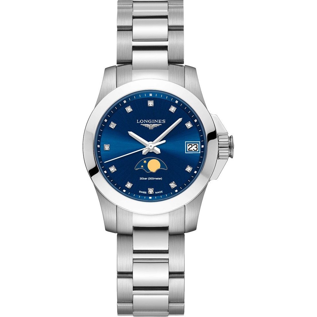 Longines Conquest L3.380.4.97.6 Watch 29.5mm