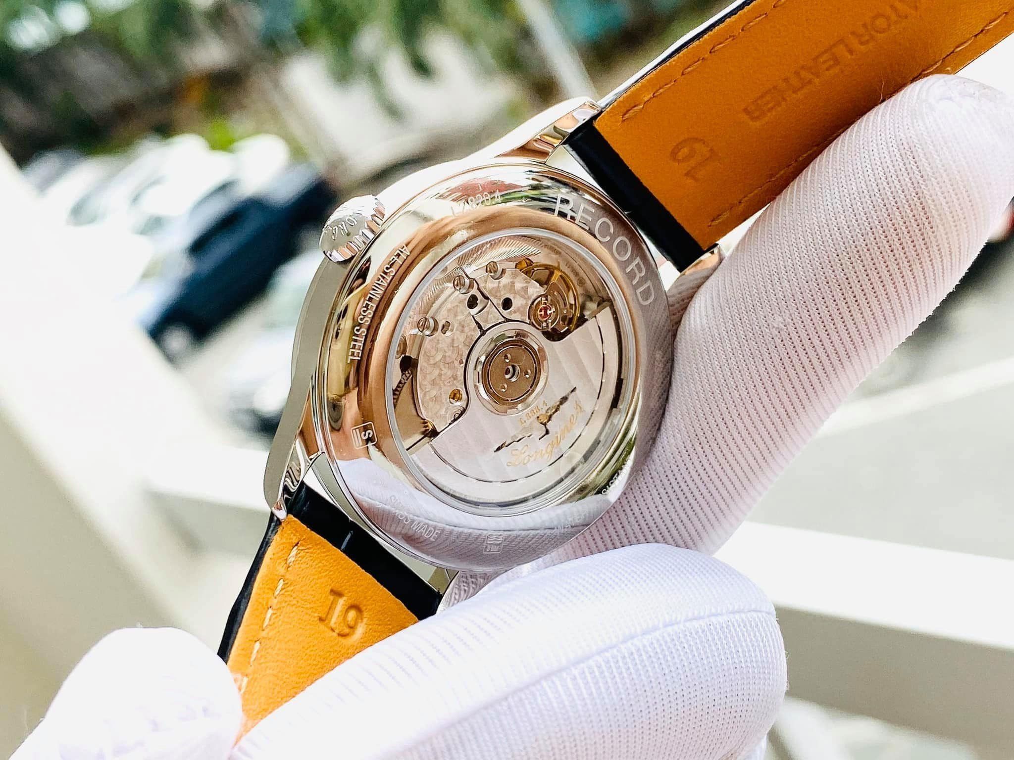 Longines Record L2.820.4.56.2 Watch 38.5mm
