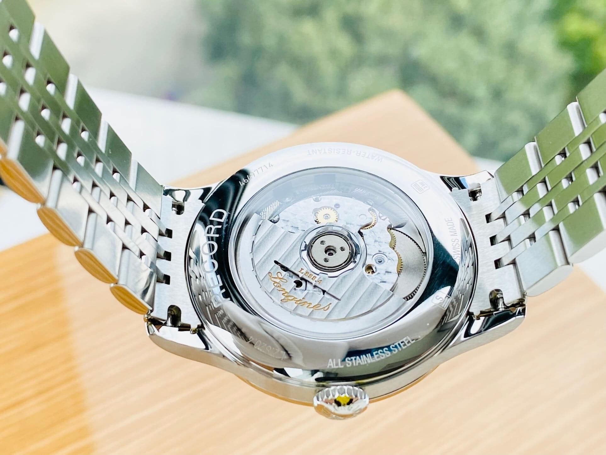 Longines Record L2.820.4.76.6 Watch 38.5mm