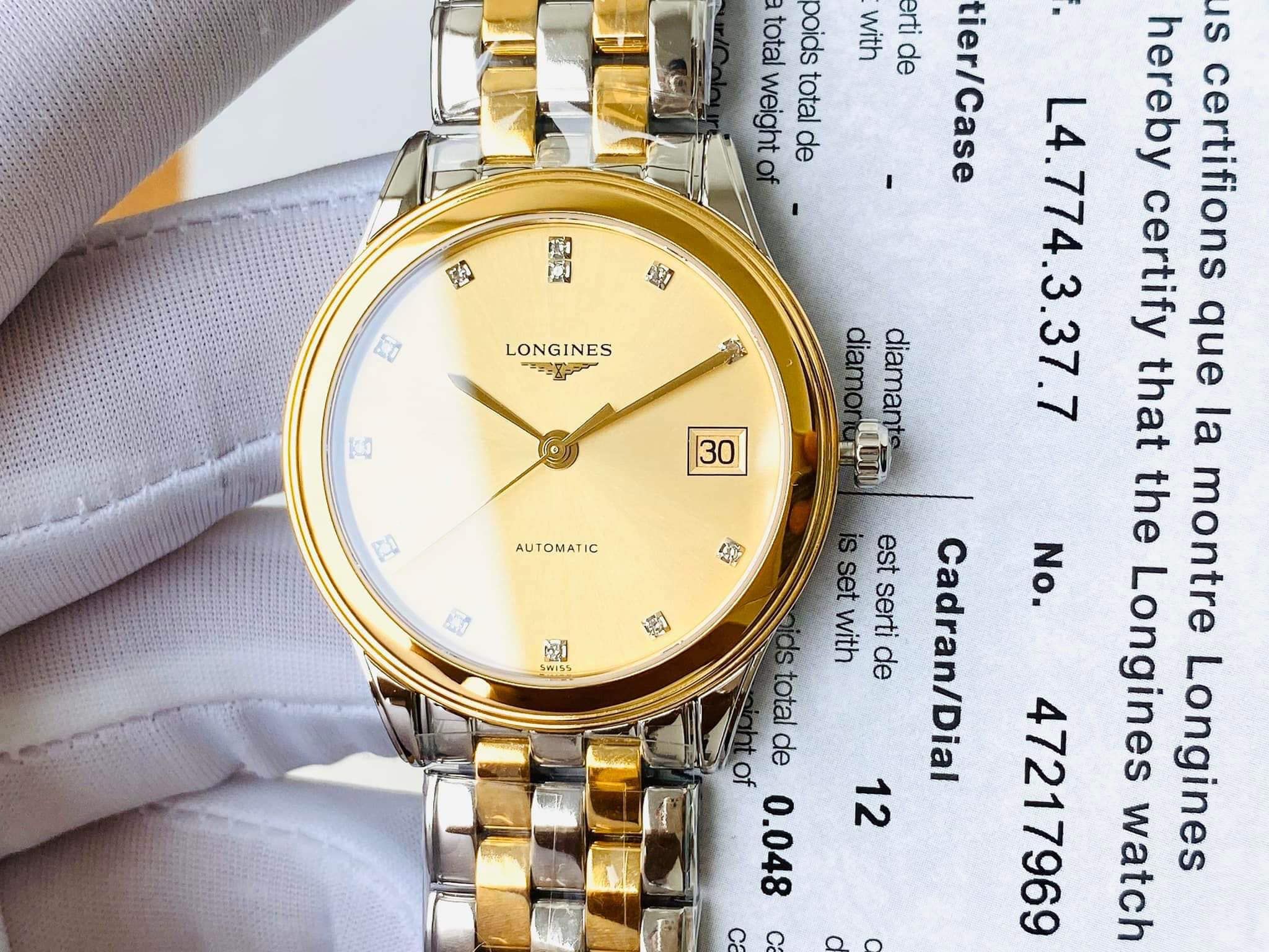 LONGINES Flagship L4.774.3.37.7 Watch 35.6mm