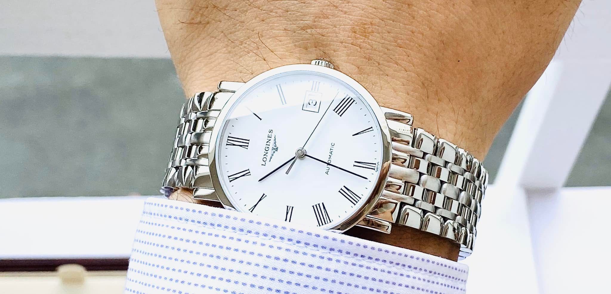 LONGINES Elegant Automatic L4.809.4.11.6 Watch 34.5mm