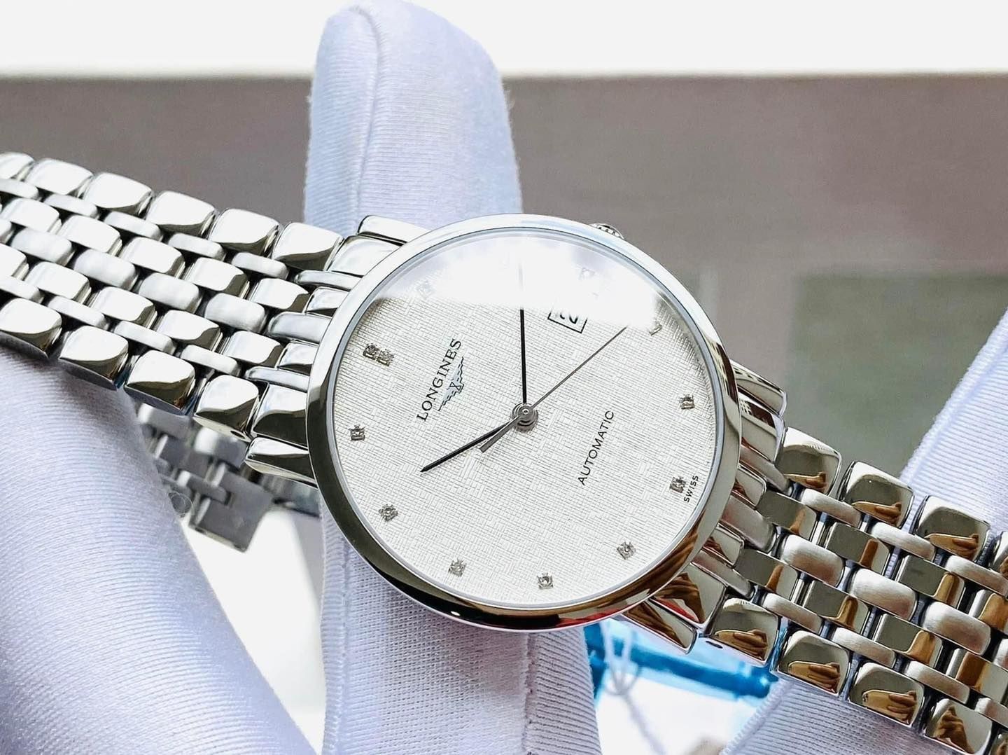 Longines Elegant L4.809.4.77.6 Watch 34.5mm