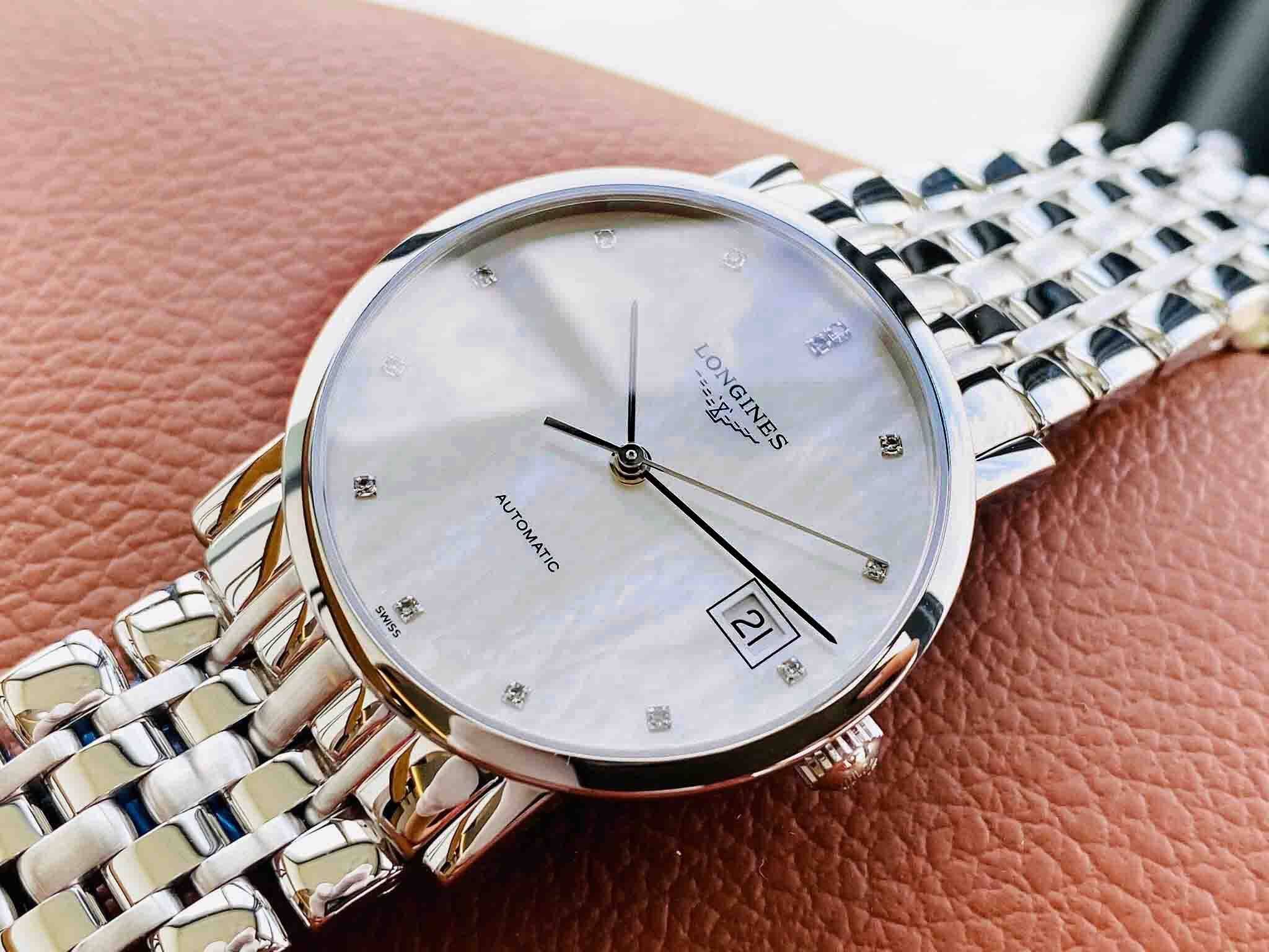 LONGINES Elegant Auto L4.809.4.87.6 Watch 34mm
