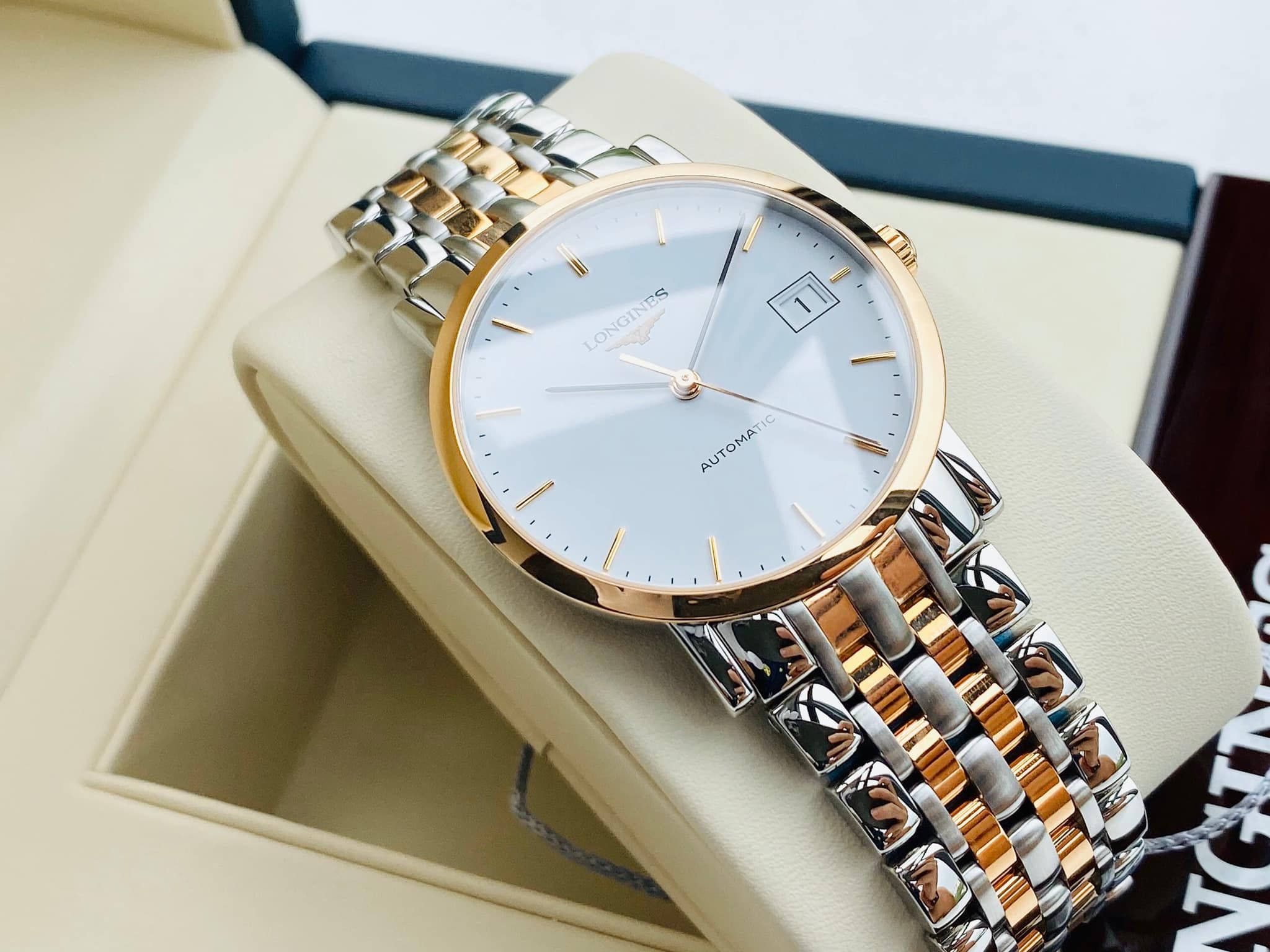 Longines Elegant Auto L4.809.5.12.7 Watch 34.5mm