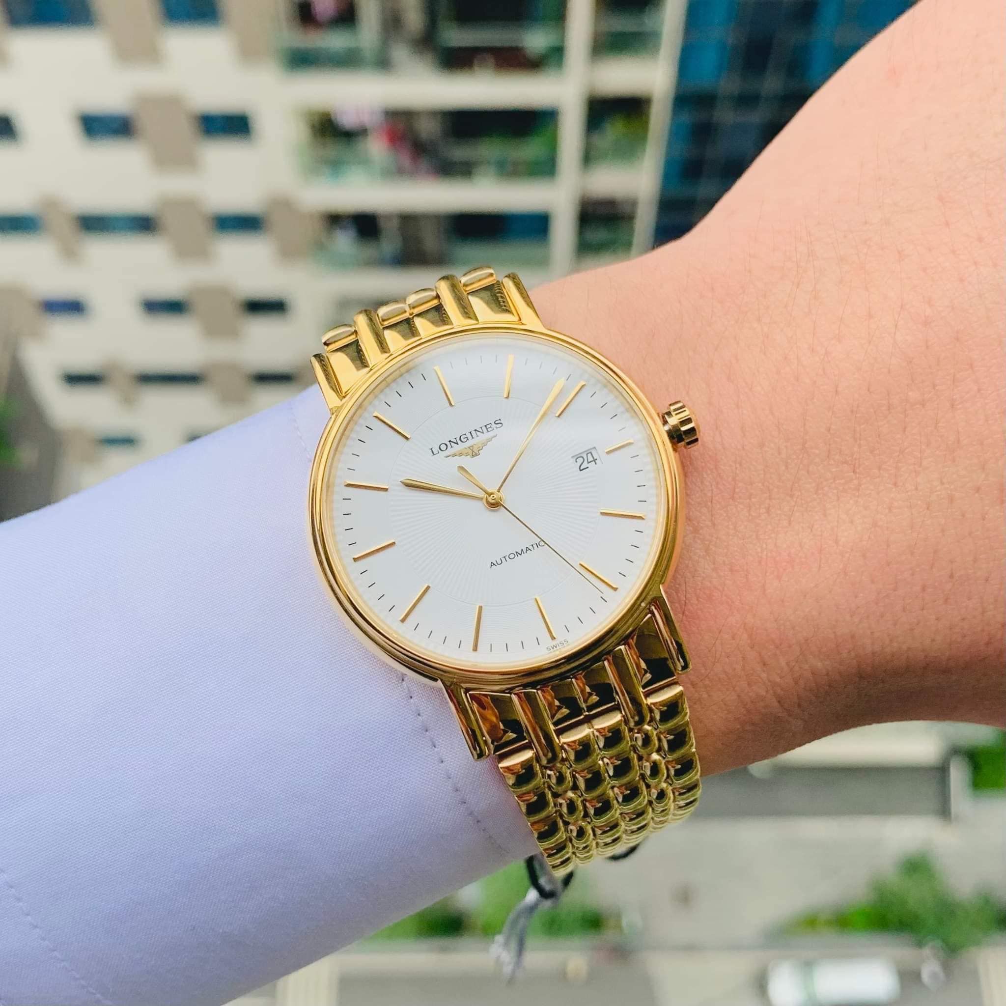 Longines Presence L4.921.2.18.8 Automatic Watch 38.5